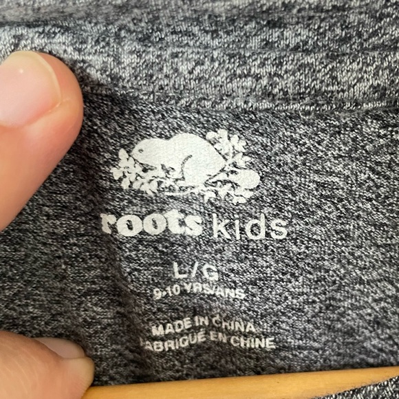 Like New Girls Roots Salt & Pepper Dress Large - Picture 3 of 7